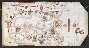 Portolan Chart, Jaume Olives od Spanish School