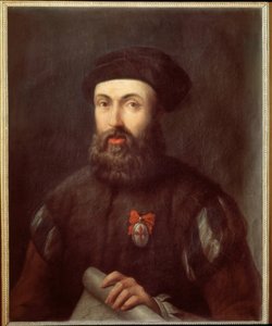 Portrét portugalského mořeplavce a průzkumníka Ferdinanda Magellana od Spanish School