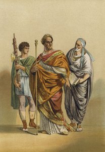 Římský kněz Jupitera a jeho služebníci od Spanish School