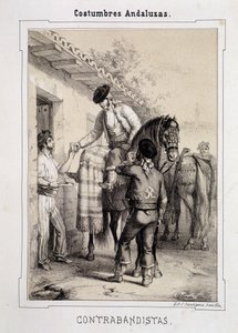 Pašeráci, “”Andaluské kostýmy”” od D Antonio Chaman od Spanish School