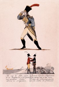 Španělská válka za nezávislost: Napoleon čelí alianci mezi Španělskem a Anglií od Spanish School