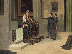 Svatý Ignác z Loyoly, zakladatel jezuitů od Spanish School