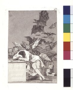 The Sleep Of Reason produkuje monstra (lept a akvatinta) od Spanish School