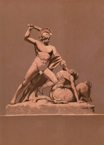 Theseus zabíjí minotaura od Spanish School