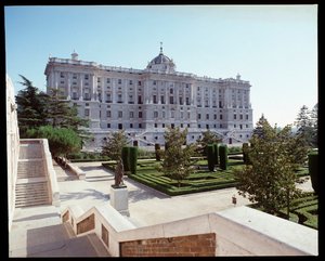 Pohled na královský palác (1738-1755) (fotografie) od Spanish School