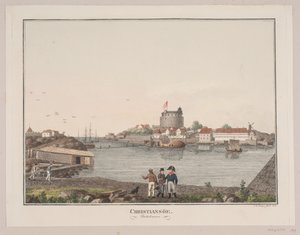 Christiansø. Jižní přístav od Søren L. Lange