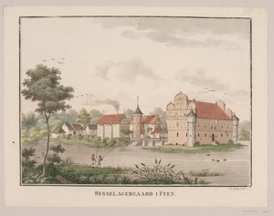 Hesselagergaard na Funenu od Søren L. Lange
