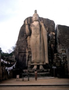 Velký Buddha z Avukany. Srí Lanka. 5. století. od Sri Lankan School