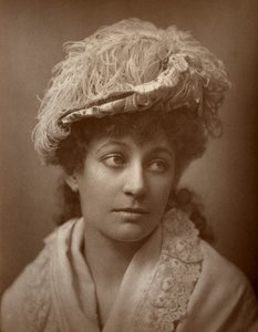 Lucy Buckstone , britská herečka, 1884.
