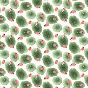 Souřadnicový vzor Nasturtium colorway 2, 2020 (grafitová tužka a digitální tisk) od Stacy Hsu