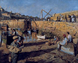 Vybavování, přístav Mousehole