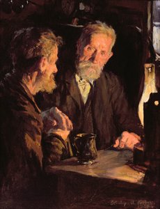 Old Cronies (olej na plátně)