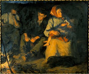 Kolem táborového ohně od Stanhope Alexander Forbes