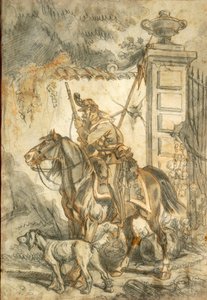 Kopiníci na hlídce, ilustrace Stanislao Grimaldi del Poggetto