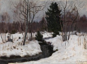 Předjaří, 1926 od Stanislav Julianovic Zukovskij