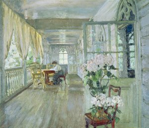 Manor House Terrace od Stanislav Julianovic Zukovskij