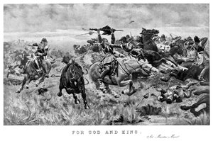 Pro Boha a krále, v Marston Moor, 1644, 1893.