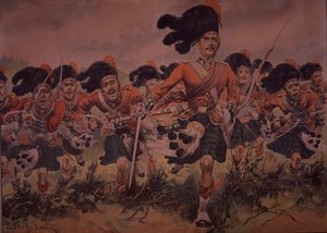 Charge of the Black Watch, cca 1900