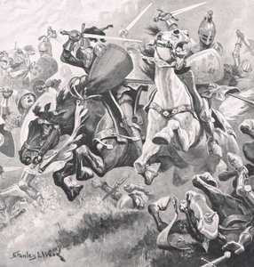 Bitva u Shrewsbury, 21. července 1403, ilustrace z 