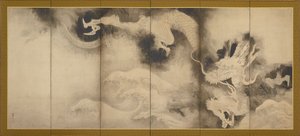 Draci a mraky, Momoyama nebo Edo období, 1590-1640.