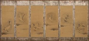 Divoké husy, období Momoyama nebo Edo, 1568-1615.