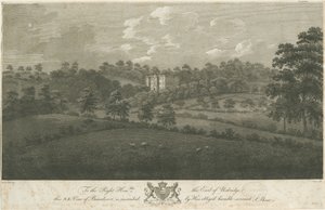 Beaudesert Hall and Park: ocelorytina, nd [1762-1802] (tisk) od Stebbing Shaw