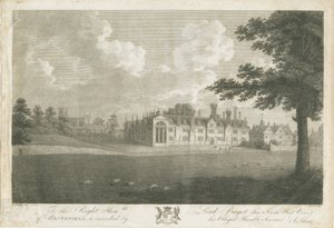 Blithfield Hall: rytina a [18. století] od Stebbing Shaw