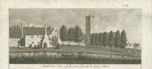 Burton-upon-Trent Abbey: rytina, nd [c 1795] (tisk) od Stebbing Shaw