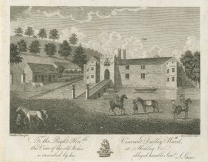 Himley Hall: rytina od Stebbing Shaw