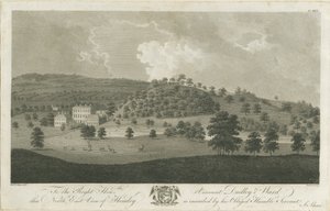 Himley Hall: rytina, nd [1762-1798] od Stebbing Shaw