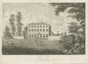 Little Onn Hall: čárová rytina, nd [1762-1802] od Stebbing Shaw