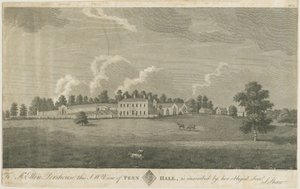 Penn Hall: rytina a [konec 18. století] (tisk) od Stebbing Shaw