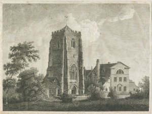 Ranton Abbey [převorství]: rytina a [konec 18. století] (tisk) od Stebbing Shaw