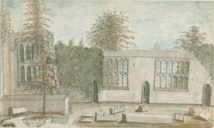 Tixall Hall: malba vodovými barvami, nd [1762-1802]
