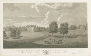 Weston-under-Lizard - Hall: rytina, nd [1762-1802] (tisk) od Stebbing Shaw