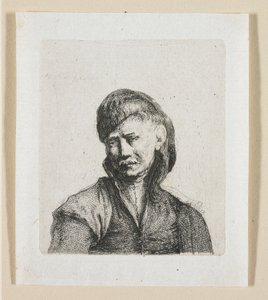 Busta kozáka od Stefan Juliusz Norblin de la Gourdaine