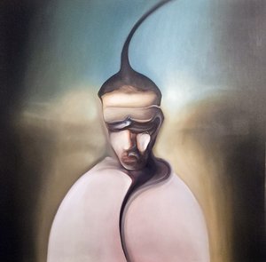 Temná surrealistická postava od Stefano Mazzolini
