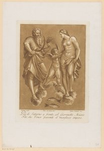 Saturnus, zamilovaná Venuše Plafondschilderingen van de Loggia di Galatea v de Villa Farnesina te Rome (název seriálu)