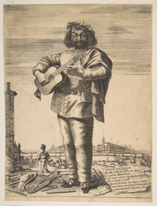 Carlo Cantu zvaný Buffetto, 1646. Tvůrci: Stefano della Bella, Jean Couvay. od Stefano della Bella, Jean Couvay