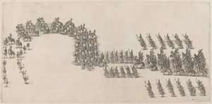 Průvod šedesáti kavalírů a pochodníků, 1652. od Stefano della Bella