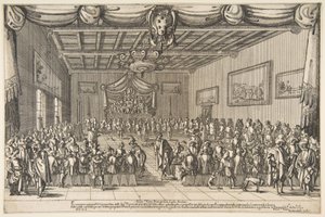 Banket příjemných, 1627. od Stefano della Bella