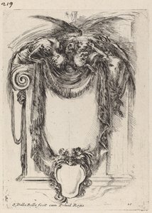 Kartuše zavěšená na mrtvolách, 1647. od Stefano della Bella