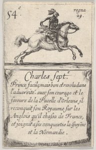 Charles Sept.-e Prince facile..., ze Hry francouzských králů Jeu des Rois de Fr..., 1644. od Stefano della Bella