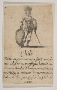 Chile, od Game of Geography Game of Geography, 1644. od Stefano della Bella