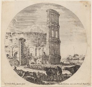Koloseum, 1646. od Stefano della Bella