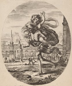 Smrt nesoucí dítě nalevo, pravděpodobně 1648. od Stefano della Bella