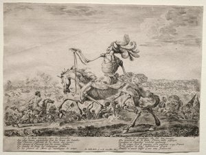 Smrt na bitevním poli, 1646-1647. od Stefano della Bella