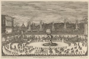 Vchod prince z Toskánska, 1661. od Stefano della Bella