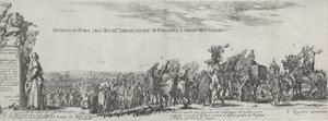 Vstup polského velvyslance do Říma, 1633. od Stefano della Bella