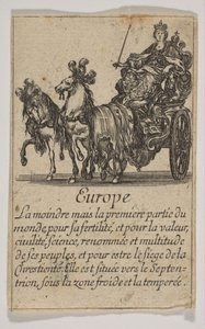 Evropa, 1644. od Stefano della Bella